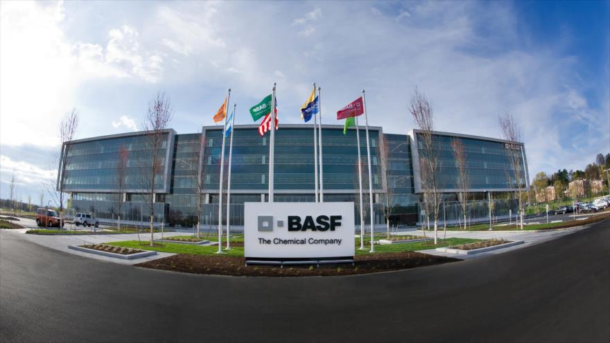 La empresa BASF, con sede en Ludwigshafen, Alemania.