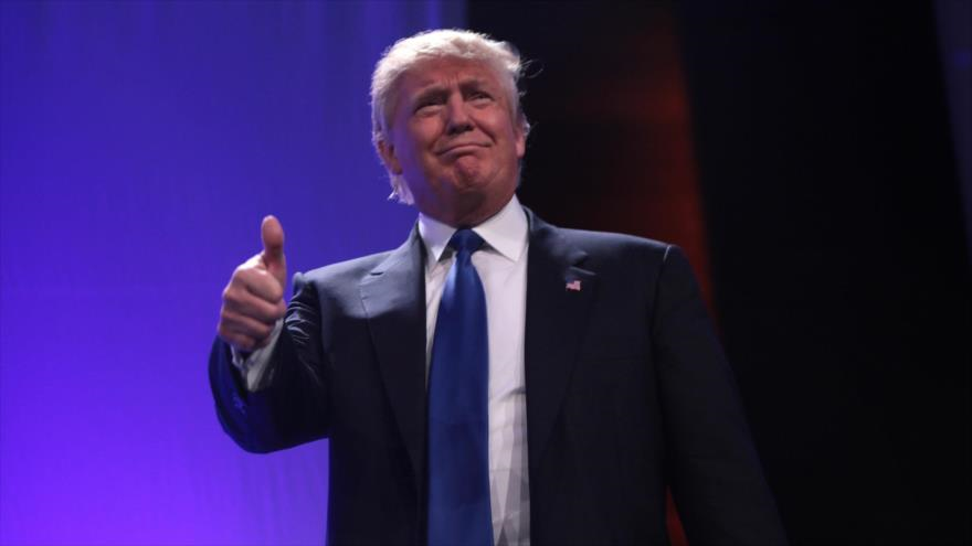 El precandidato republicano de comicios presidenciales, Donald Trump.