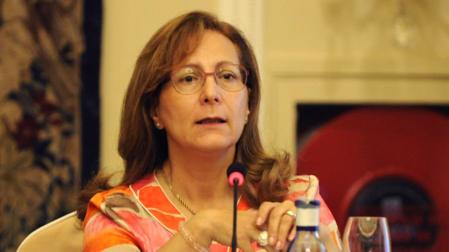 La presidenta de la Federación de Asociaciones de Periodistas de España (FAPE), Elsa González