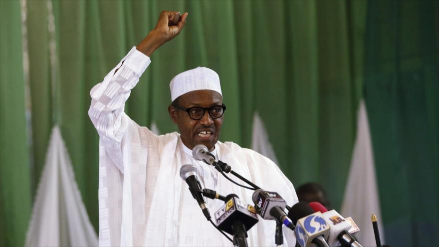 El presidente de Nigeria, Muhammadu Buhari.