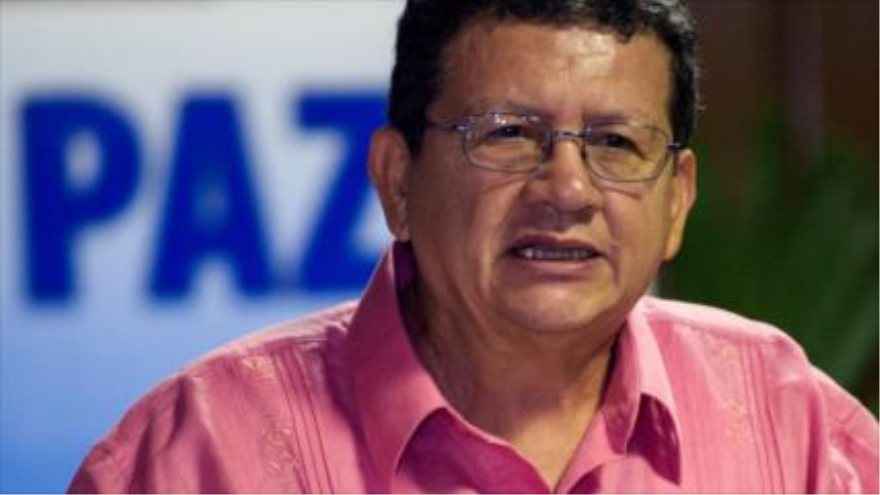 Jorge Torres Victoria, alias Pablo Catatumbo, uno de los negociadores de las Fuerzas Armadas Revolucionarias de Colombia (FARC)
