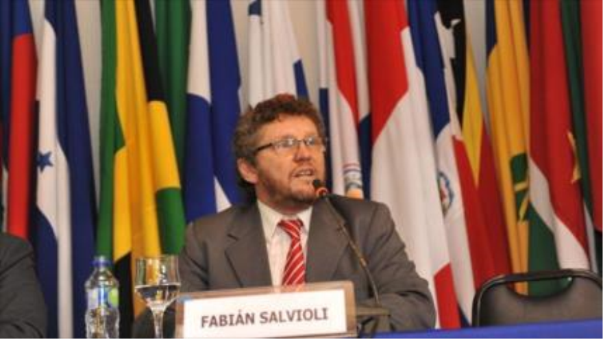 Juez argentino, Fabian Salvioli