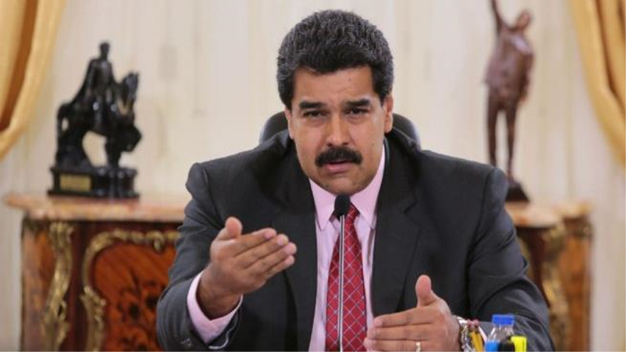 El presidente de Venezuela, Nicolás Maduro, en el Palacio Palacio de Miraflores (sede presidencial) en la capitalina ciudad de Caracas, 23 de julio.