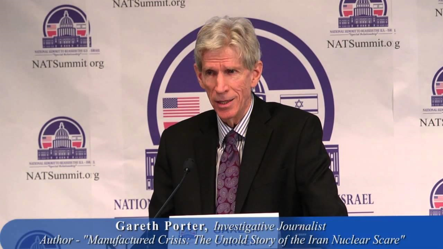 El destacado periodista de investigación e historiador estadounidense Gareth Porter.