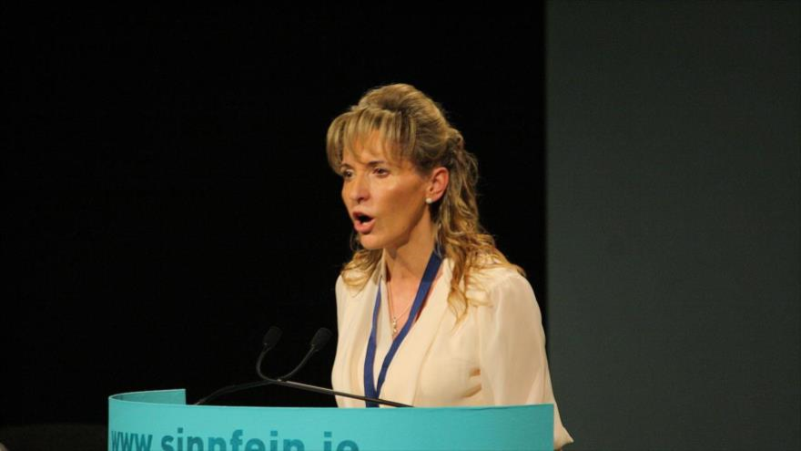 La presidenta de la delegación de relaciones de la UE con el Consejo Legislativo Palestino, Martina Anderson.