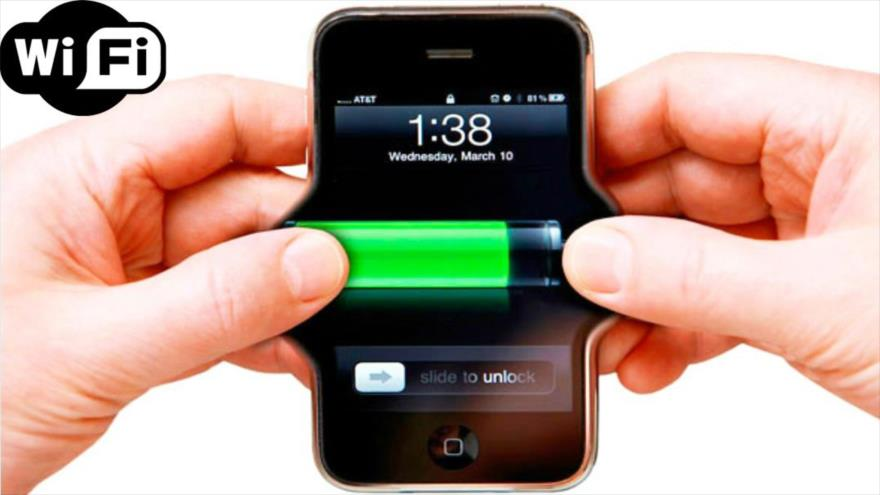 Científicos logran cargar baterías con wifi.