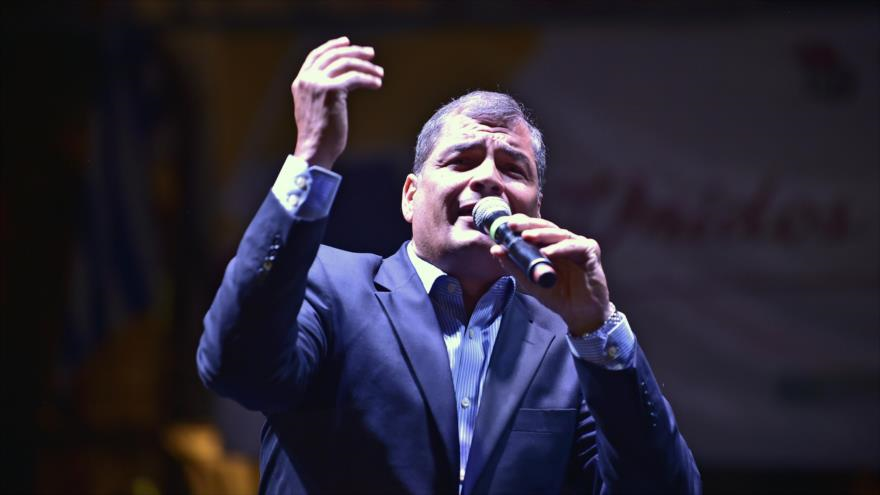 Presidente de Ecuador, Rafael Correa.