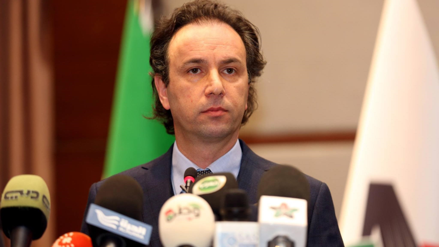 El presidente de la Coalición Nacional Siria (CNS), Jaled Joya. 