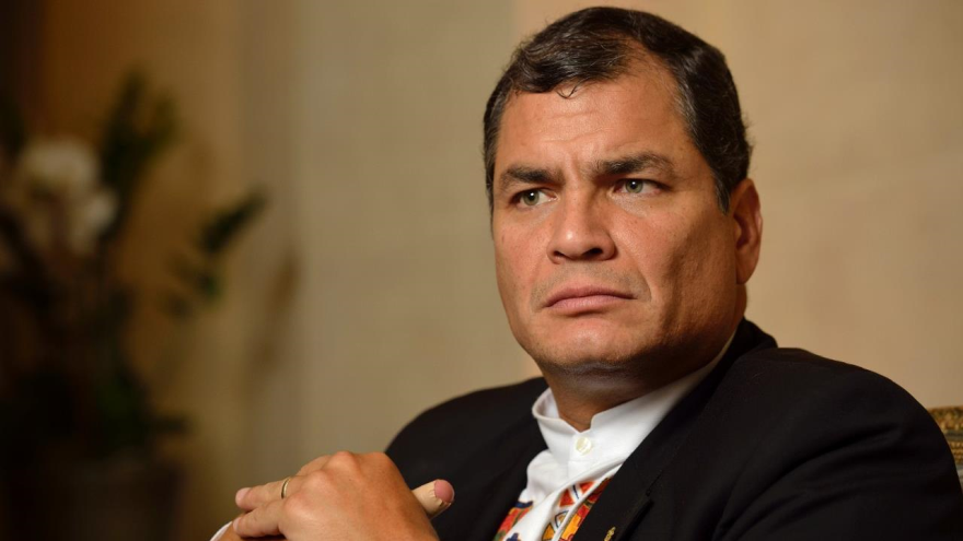 Rafael Correa, presidente de Ecuador.