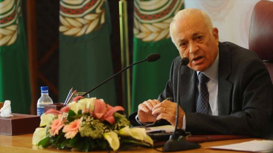 El secretario general de la Liga Árabe (LA), Nabil al-Arabi