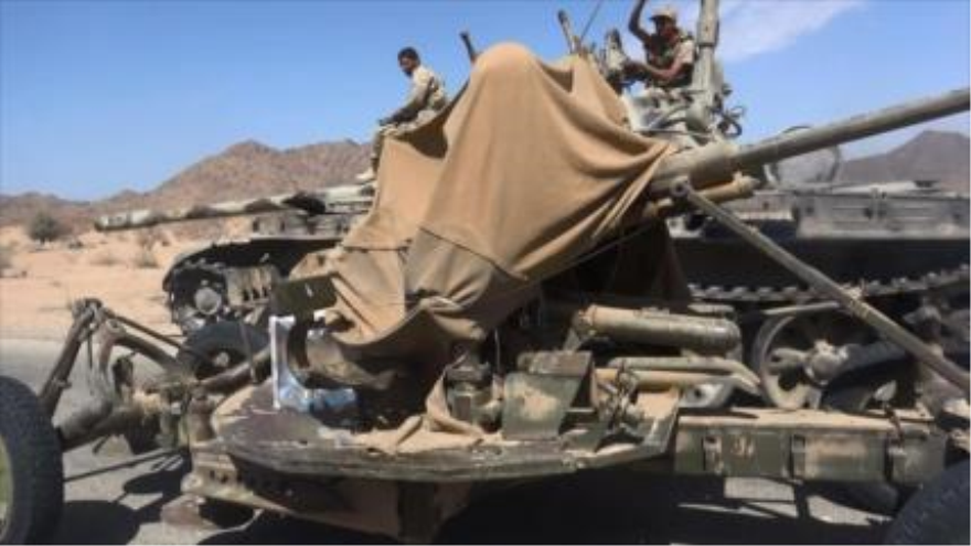 Soldados del Ejército yemení.