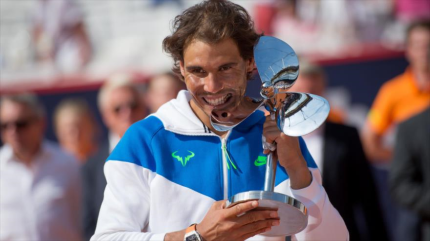 Rafael Nadal se corona campeón de torneo de Hamburgo 