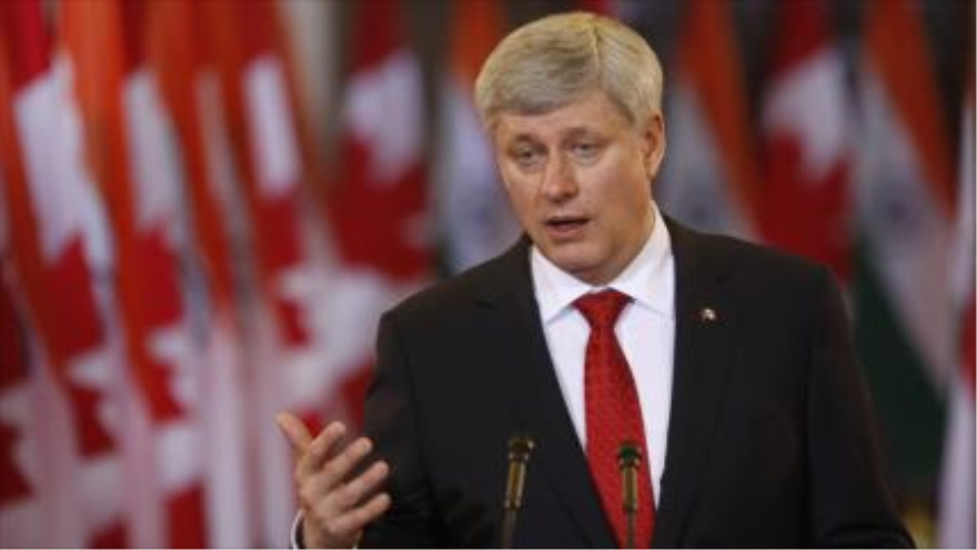 Stephen Harper, primer ministro de Canadá.
