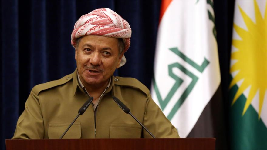 El presidente de la región semiautónoma del Kurdistán iraquí, Masud Barzani