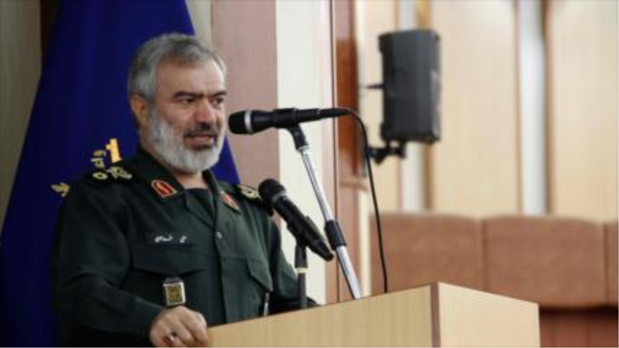 El comandante de la Fuerza Naval del Cuerpo de los Guardianes de la Revolución Islámica de Irán (CGRI), el contralmirante Ali Fadavi.