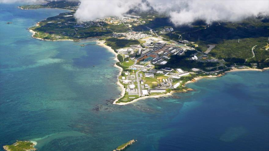 Henoko, parte de la prefectura de Okinawa, Japón, donde está prevista la reubicación de la Estación Aérea del Cuerpo de Marines (MCAS, por sus siglas en inglés ) Futenma.