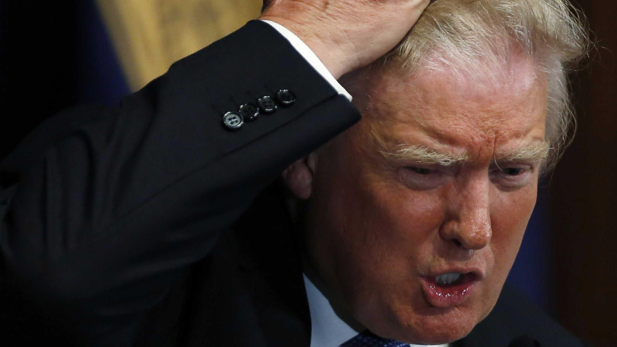 El multimillonario y precandidato presidencial estadounidense Donald Trump.