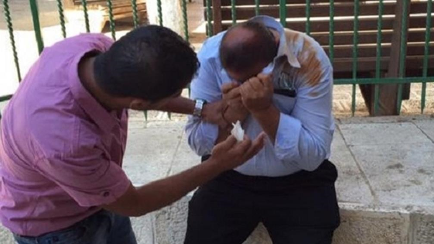 Un guardia de la Mezquita Al-Aqsa, herido en ataques de militares israelíes. 10 de agosto de 2015