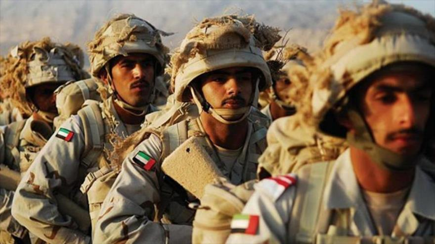 Soldados del Ejército de los Emiratos Árabes Unidos (EAU). 