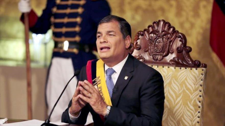 El presidente de Ecuador, Rafael Correa.