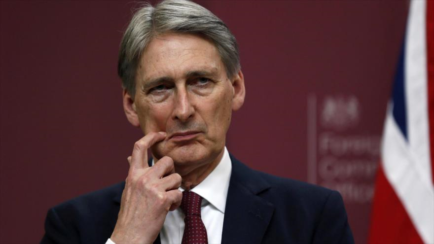 El canciller británico, Philip Hammond.