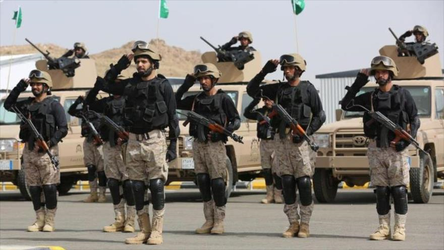 Soldados del Ejército saudí.