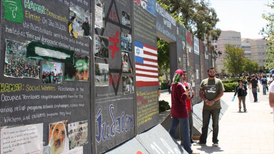 Semana del Apartheid Israelí en la Universidad de California, mayo de 2010.