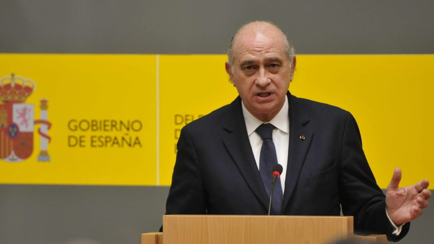 El ministro del Interior de España, Jorge Fernández Díaz
