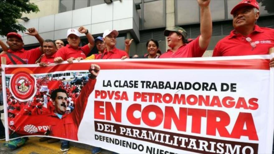 Los venezolanos en una marcha masiva contra el paramilitarismo y a favor de la paz en las fronteras que comparte el país con Colombia. 28 de agosto de 2015