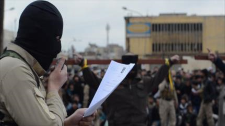 Un integrante del grupo terrorista Daesh.