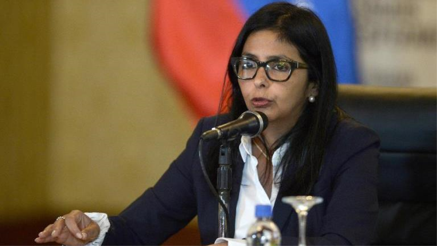 Delcy Rodríguez, la ministra de Asuntos Exteriores de Venezuela 