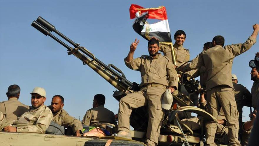 Las fuerzas del Ejército iraquí.