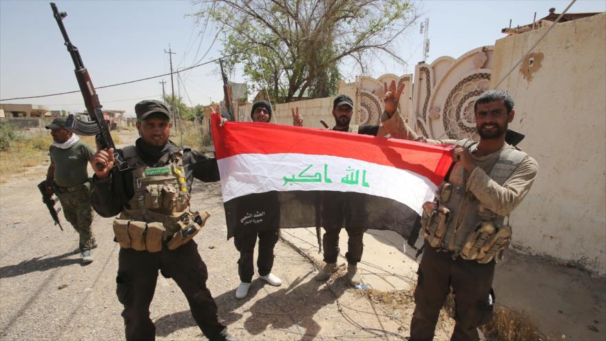 Fuerzas del Ejército de Irak en la ciudad de Baiji, situada en la provincia central de Salah al-Din