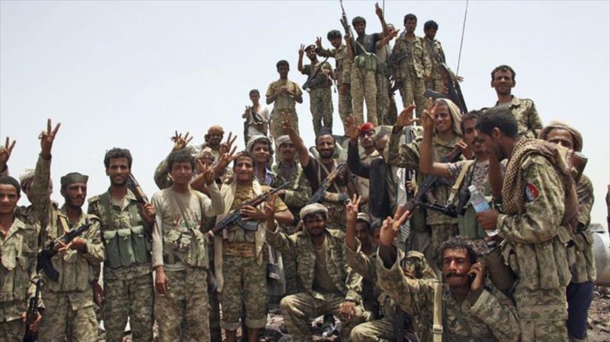 Soldados del Ejército yemení.