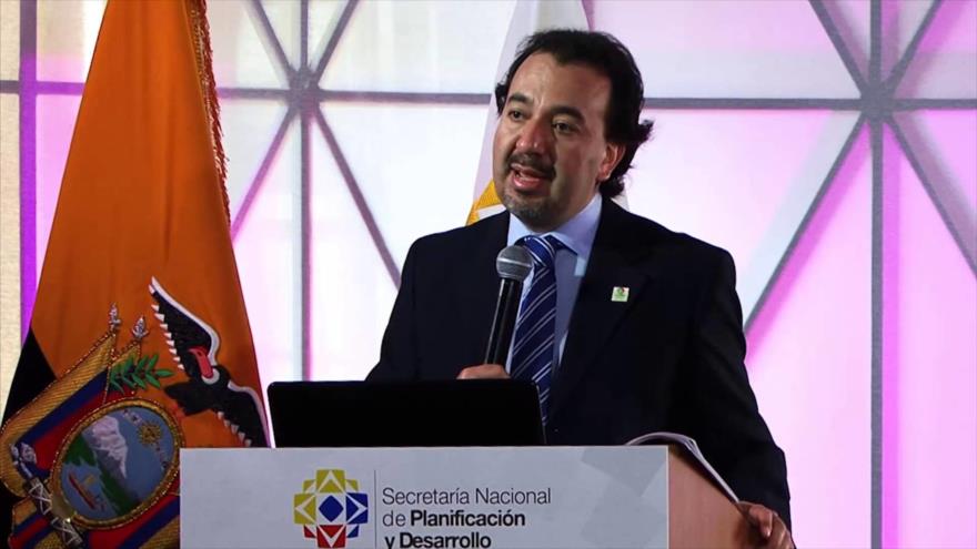 El Secretario de Planificación y Desarrollo (Senplades) de Ecuador, Pabel Muñoz.