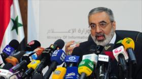 Ministro sirio: Coalición anti-EIIL es una ‘gran mentira’