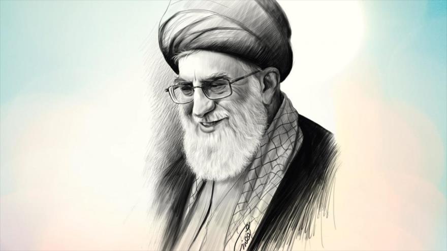 La cubierta del libro titulado “Las memorias más bellas del Líder de la Revolución Islámica de Irán”.