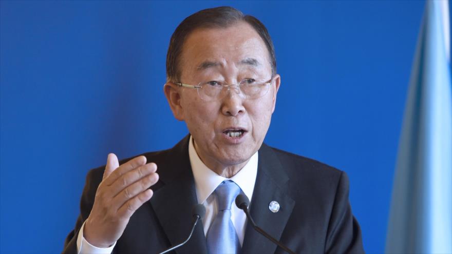 Secretario general de la Organización de las Naciones Unidas (ONU), Ban Ki-moon.