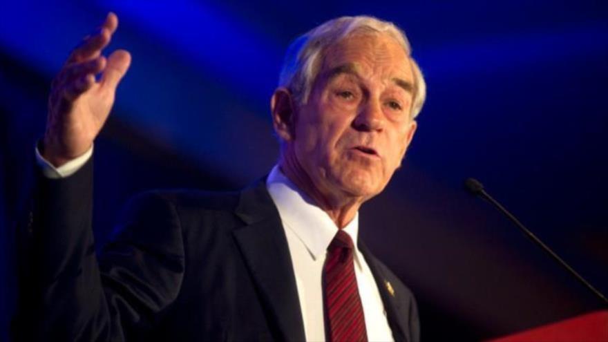 El político estadounidense del Partido Republicano Ron Paul.