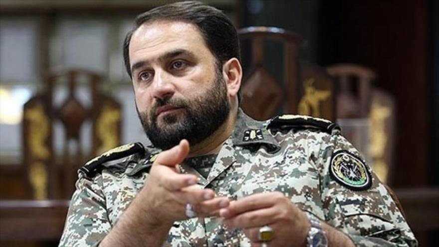 Comandante de la Base de Defensa Antiaérea Jatam Al-Anbia del Ejército de Irán, el general de brigada Farzad Esmaili.