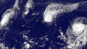 Nunca visto: 3 huracanes categoría cuatro alertan océano Pacífico