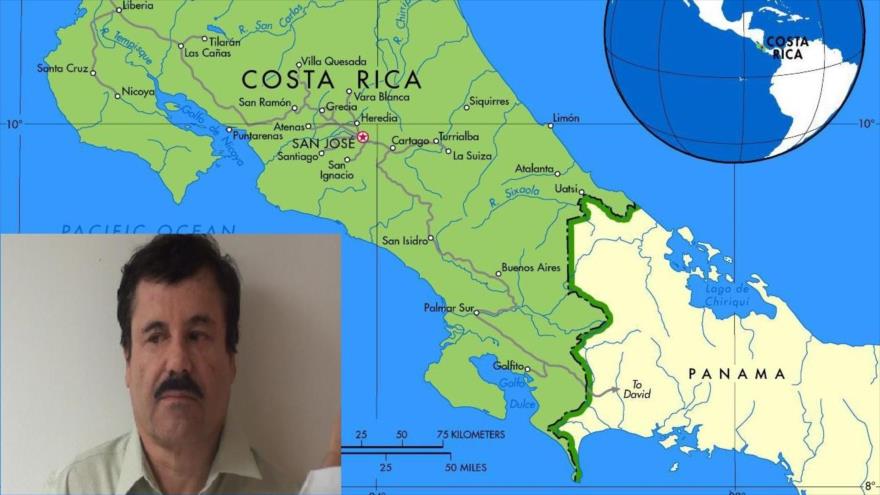 El fugado narcotraficante mexicano ‘El Chapo’ Guzmán podría estar en Costa Rica.
