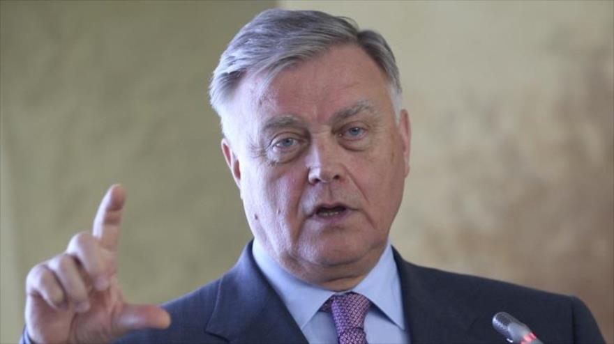 El presidente del Consejo de Guardianes del Centro de la Gloria Nacional de Rusia, Vladimir Yakunin.