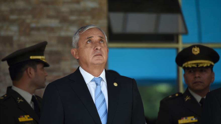 Presidente de Guatemala, Otto Pérez Molina, 14 de agosto de 2015.