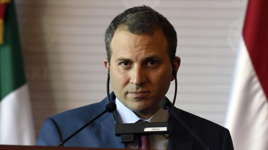 El canciller libanés, Yebran Basil 