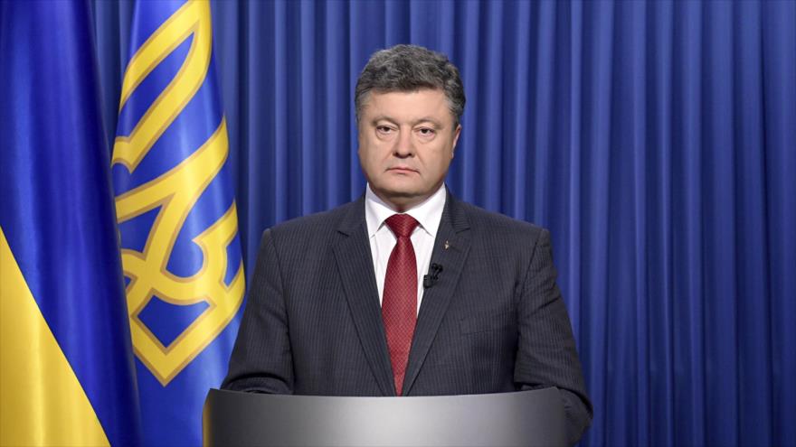 El presidente de Ucrania, Petro Poroshenko