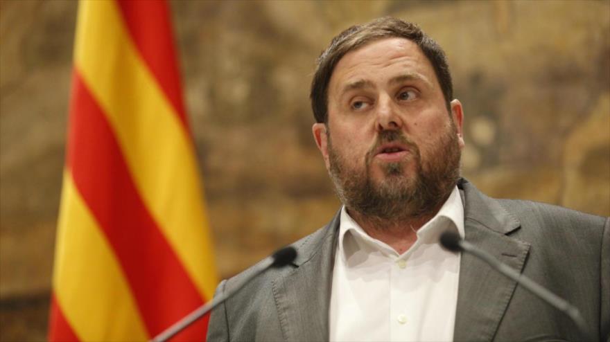 Oriol Junqueras, presidente de Izquierda Republicana de Cataluña (ERC, en sus siglas catalanas).