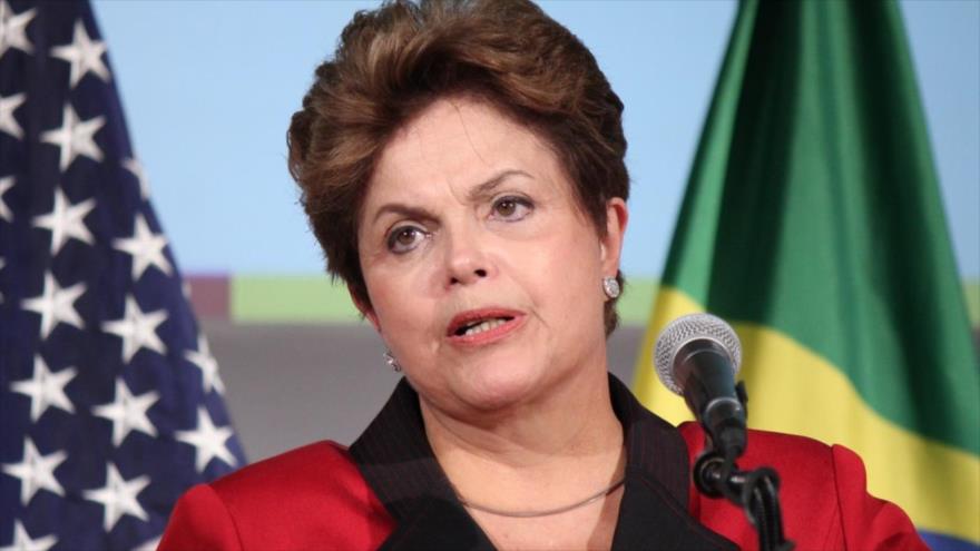 La mandataria de Brasil, Dilma Rousseff.