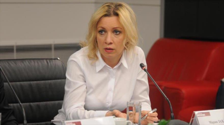 Maria Zajárova, portavoz del Ministerio de Asuntos Exteriores de Rusia.