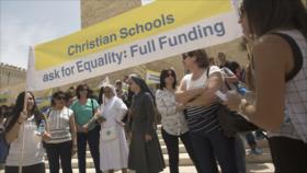 Niños cristianos israelíes permanecen sin clases por huelga